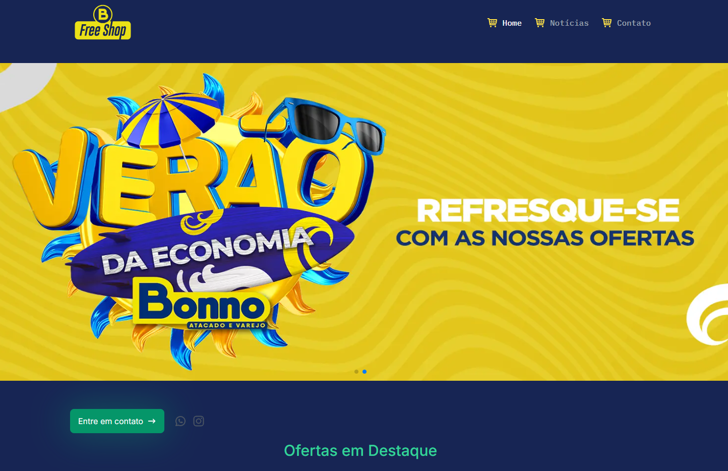 Thumbnail do projeto Bonno Freeshop 