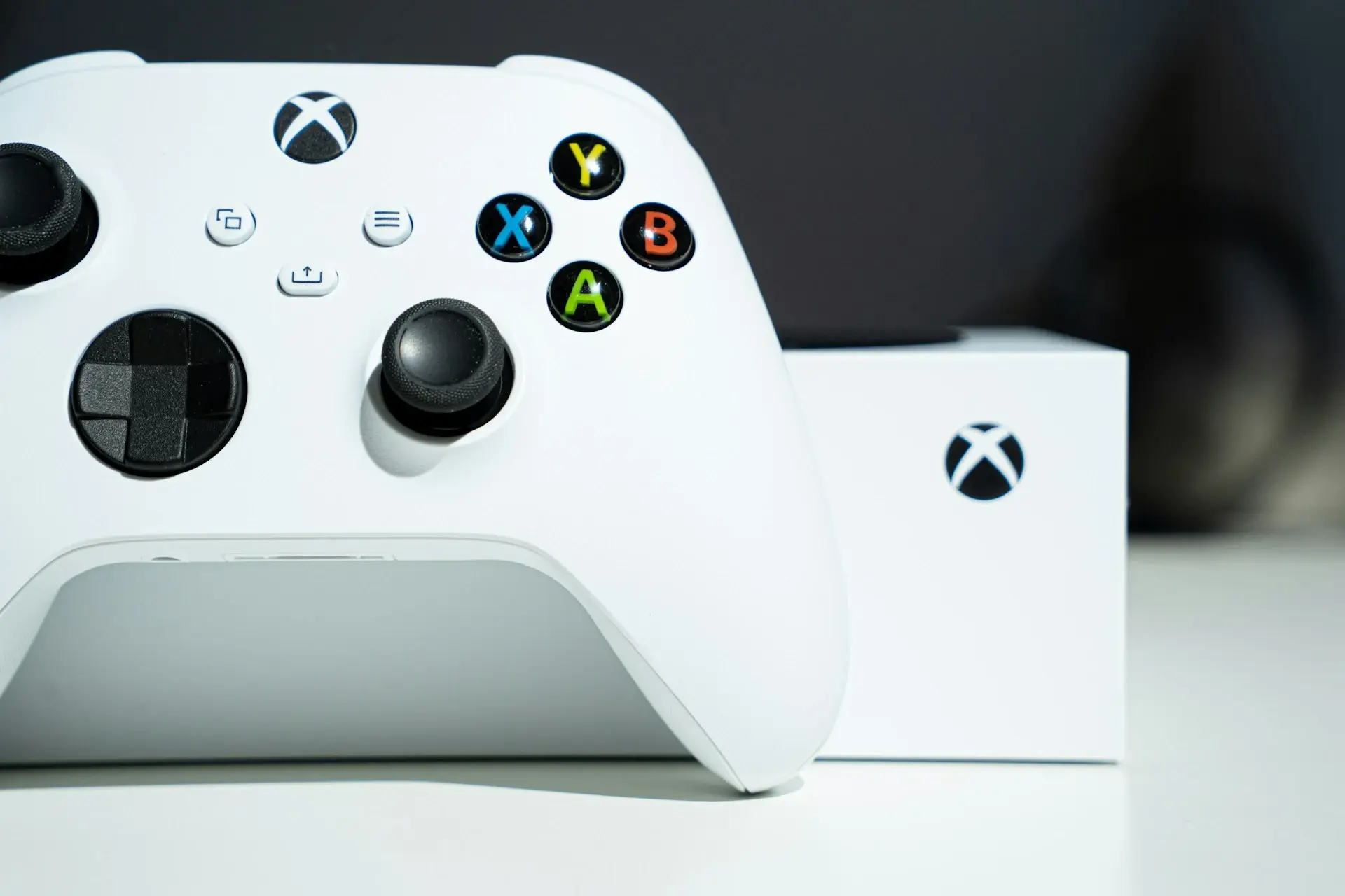 Console Xbox series s e seu controle