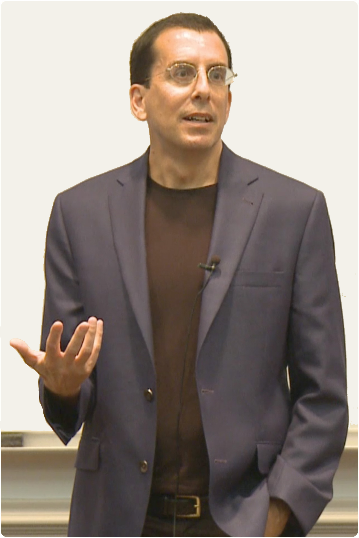 Carlo Rotella lecturing