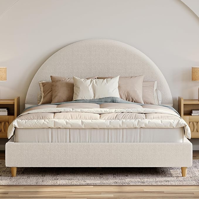 DG Casa Bouclé Cloud Bed Frame