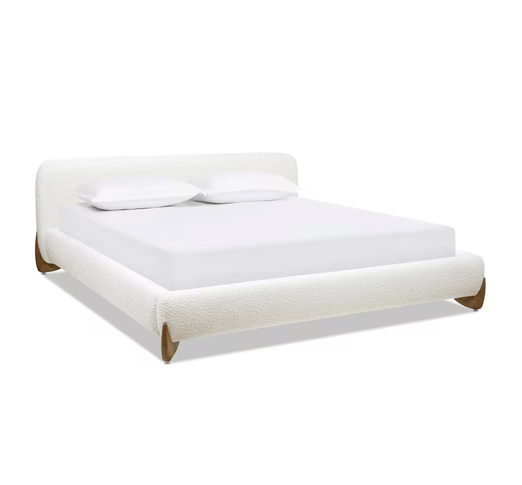Jennifer Taylor Home “Alpine” Bouclé Bed