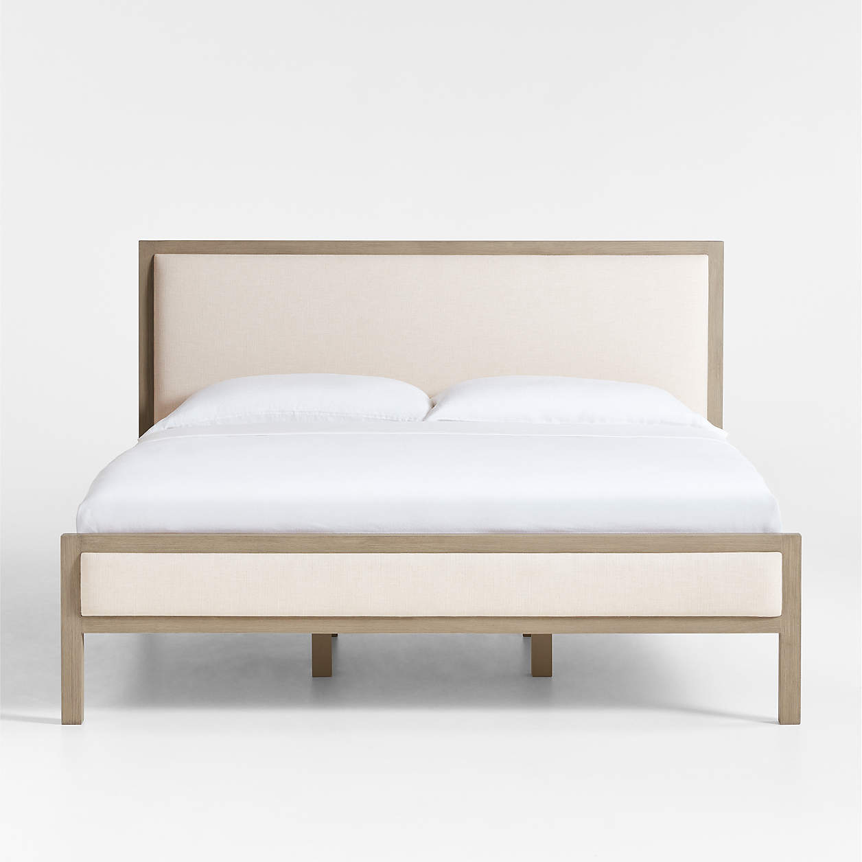 Crate & Barrel “Keane” Upholstered Bed