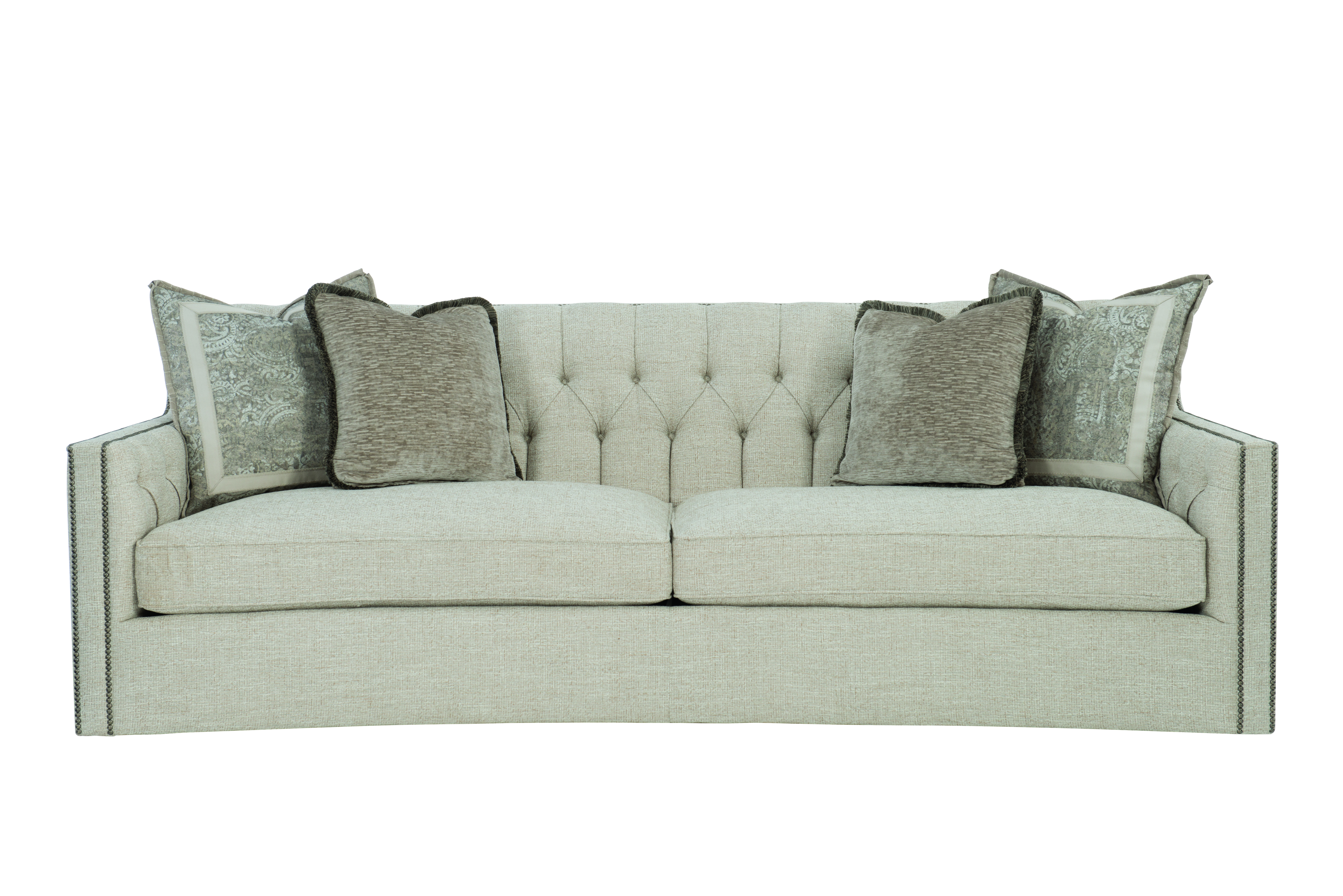 Candace 96" Beige Fabric Sofa