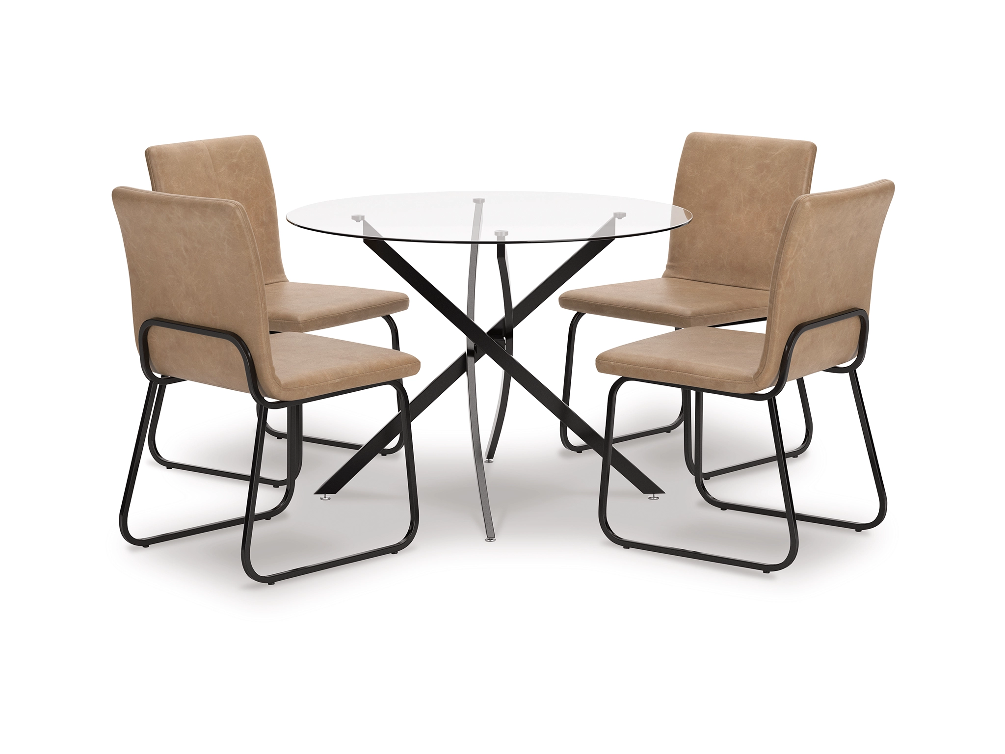 Pharwynn Dining Table and 4 Chairs