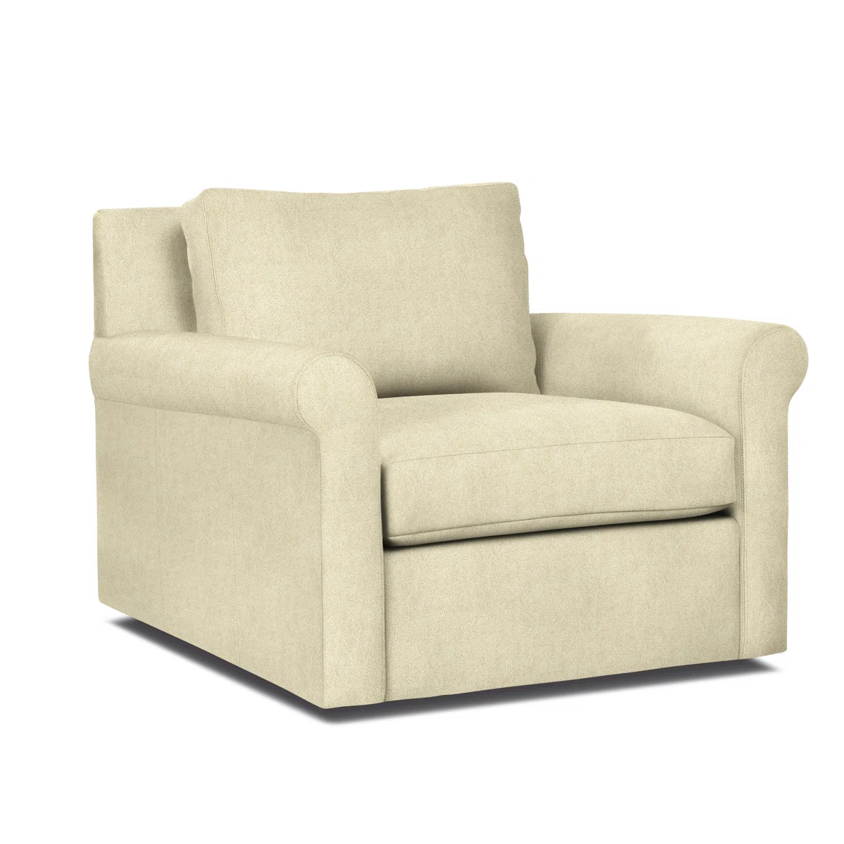 Upholstered Swivel Armchair