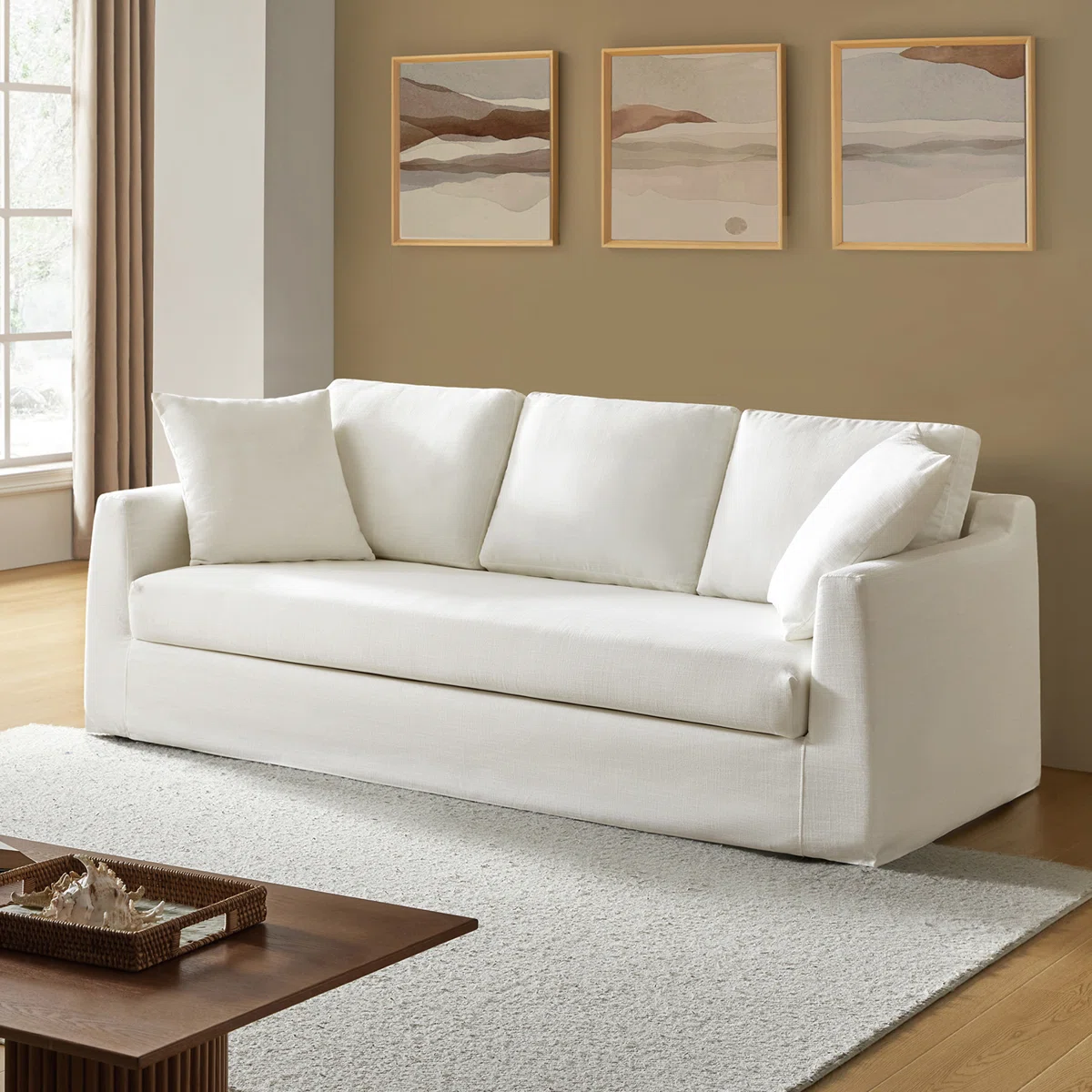 Reinoso 85" Slipcovered Sofa