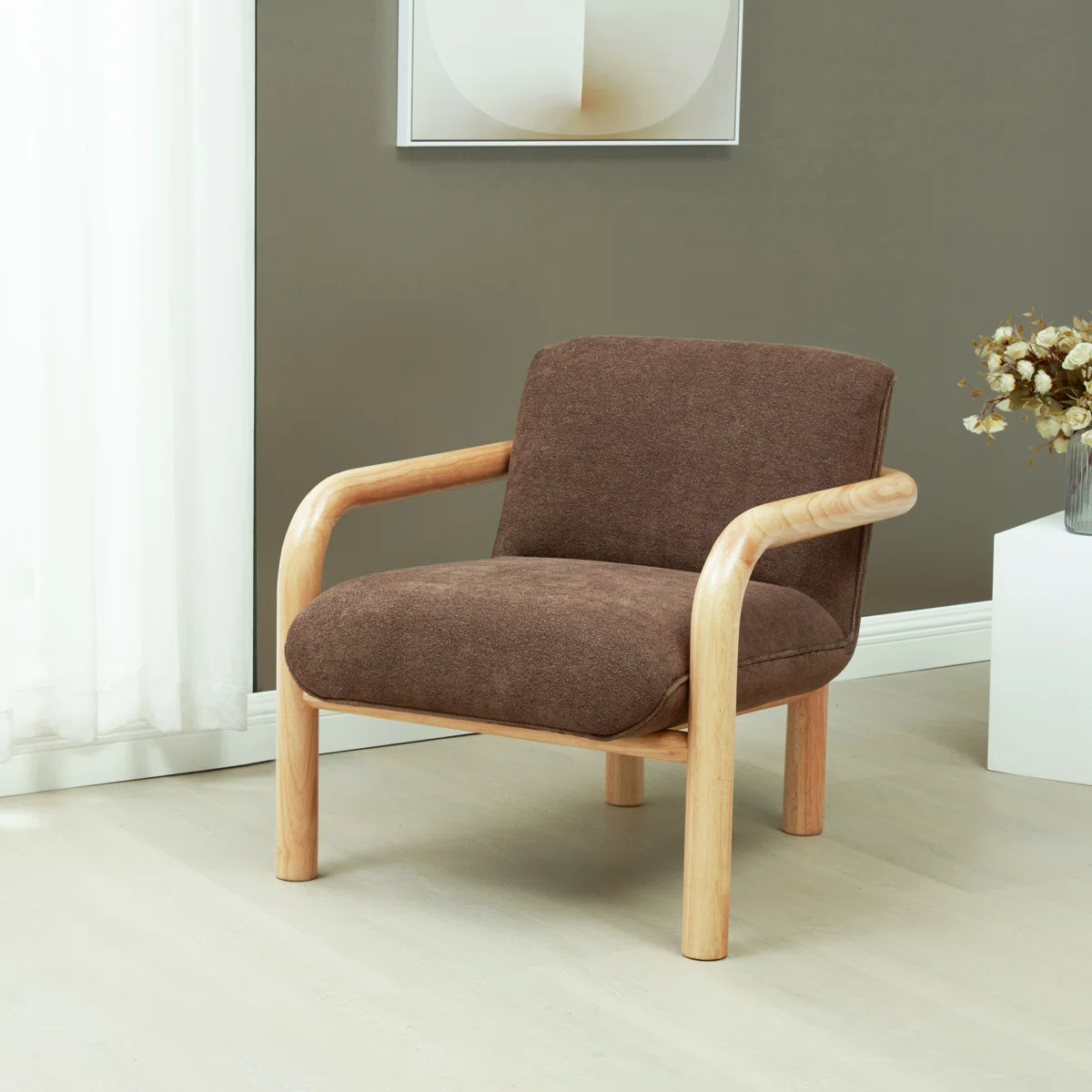 Reyer Boucle Accent Chair