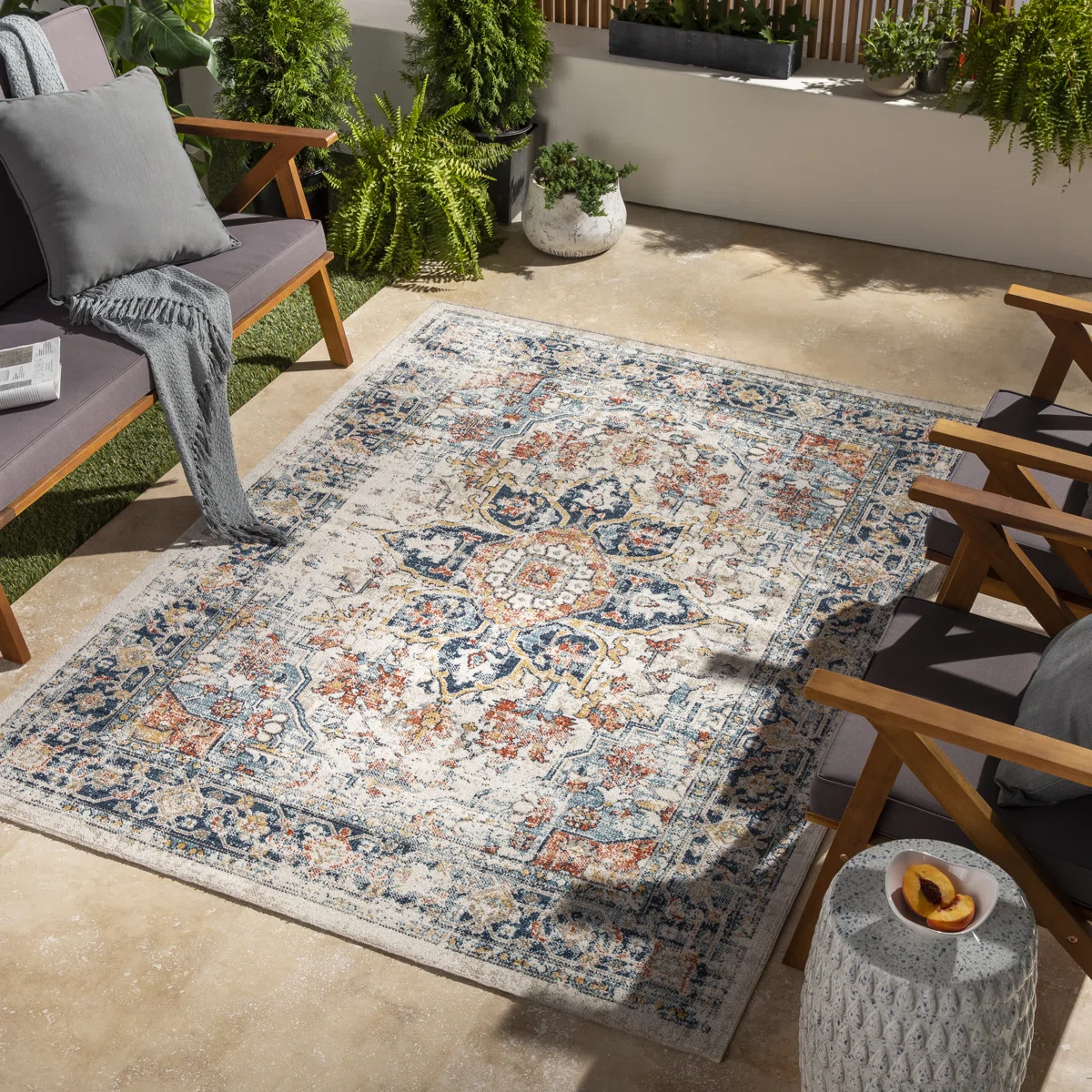 Diogo Oriental Indoor / Outdoor Rug