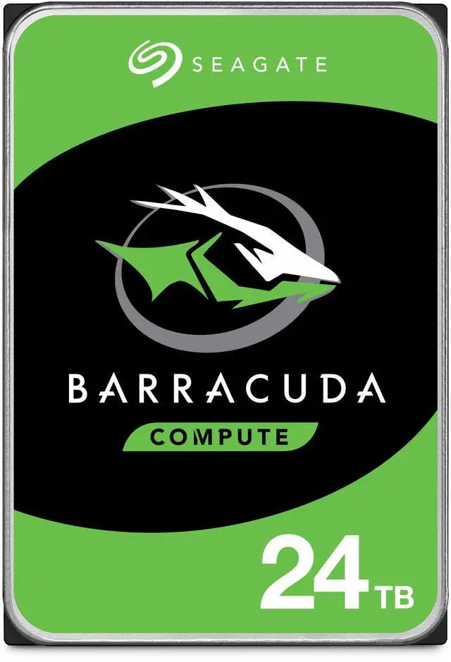Seagate BarraCuda ST24000DM001 24TB 7200 RPM 512MB Cache SATA 6.0Gb/s 3.5" Internal Hard Drive Bare Drive