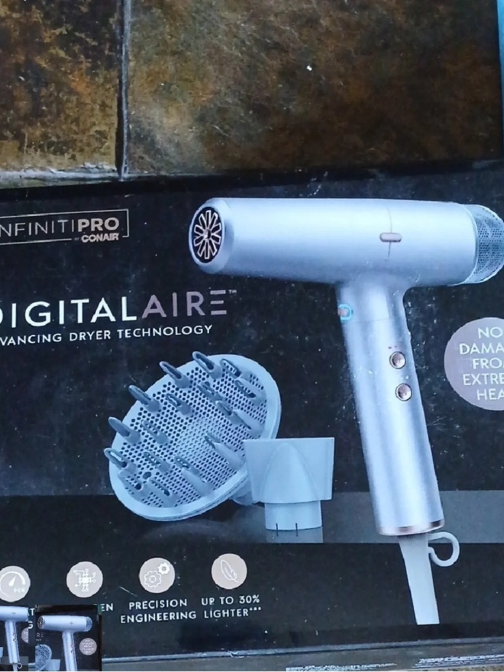 CONAIR InfinitiPro DIGITALAIRE Drying Wand Dryer Style Hair Infiniti Pro Volume