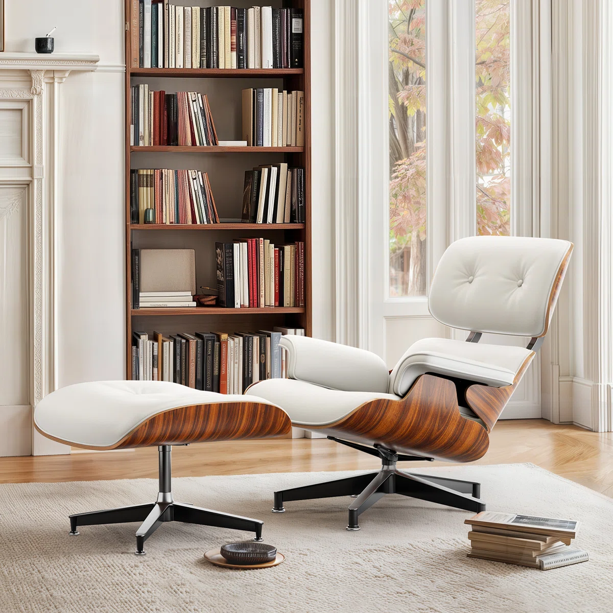 Swivel Accent Chair With Ottoman Lounge Chair