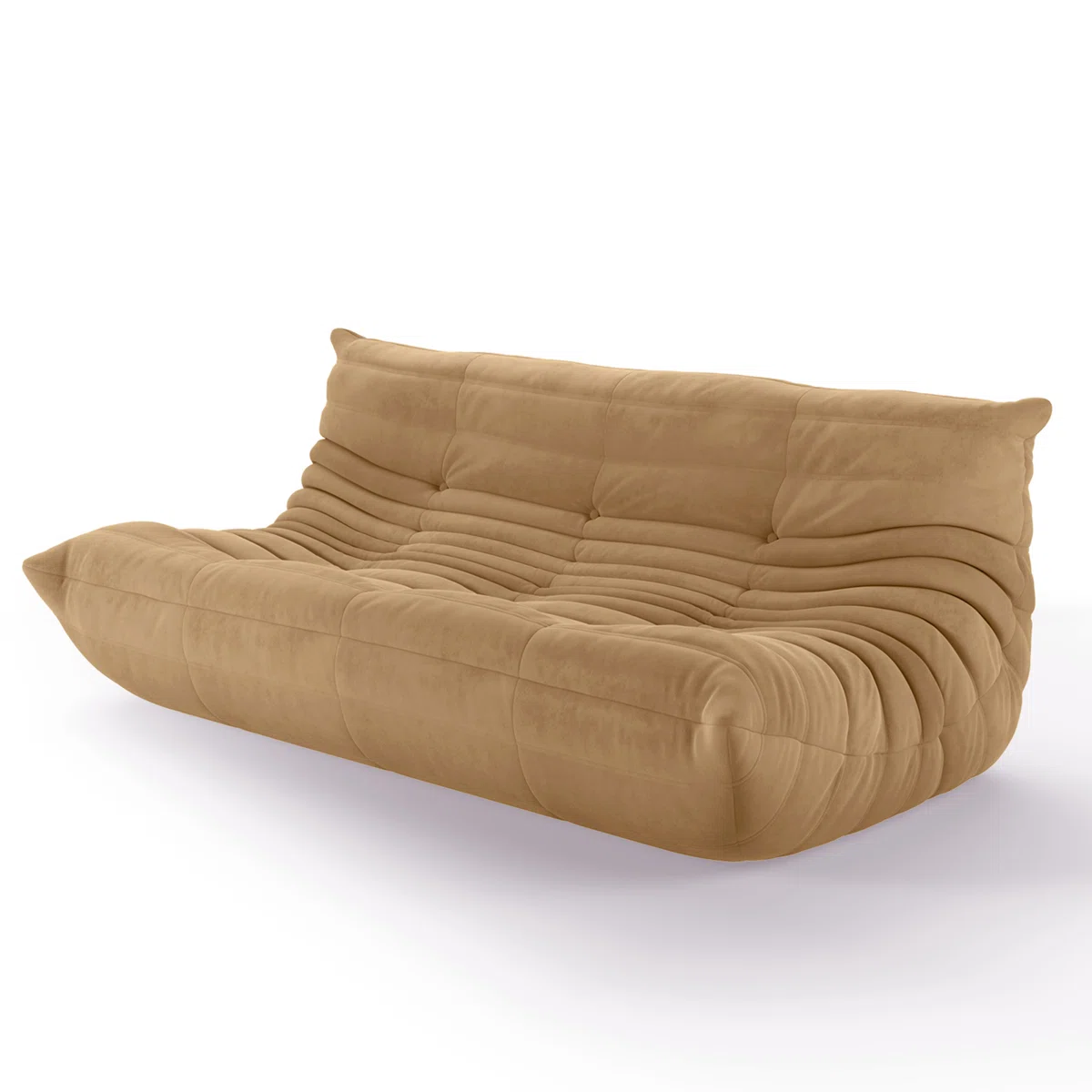Armless 3-Seat Togo Three Seater Large Bean Bag Sofa