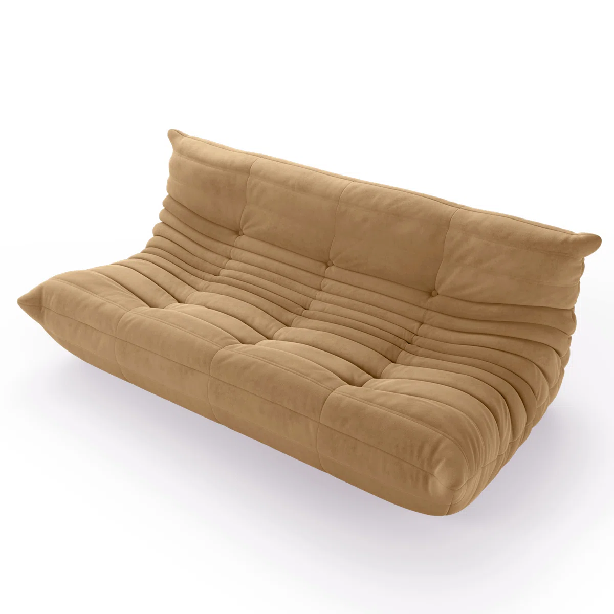Armless 3-Seat Togo Three Seater Large Bean Bag Sofa