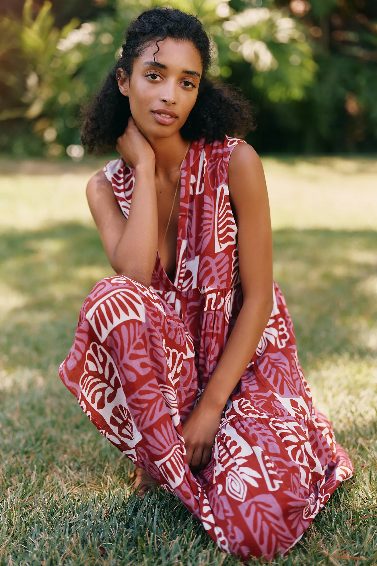 Celandine Cotton Gauze Dress