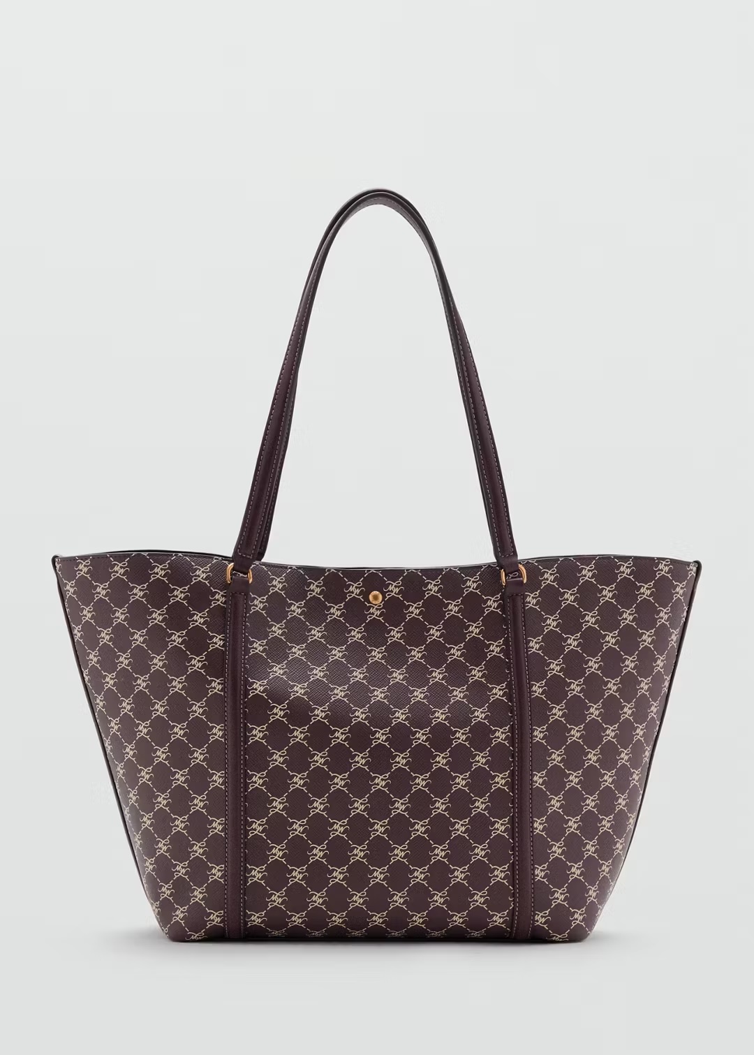 Shopper bag with printed logo