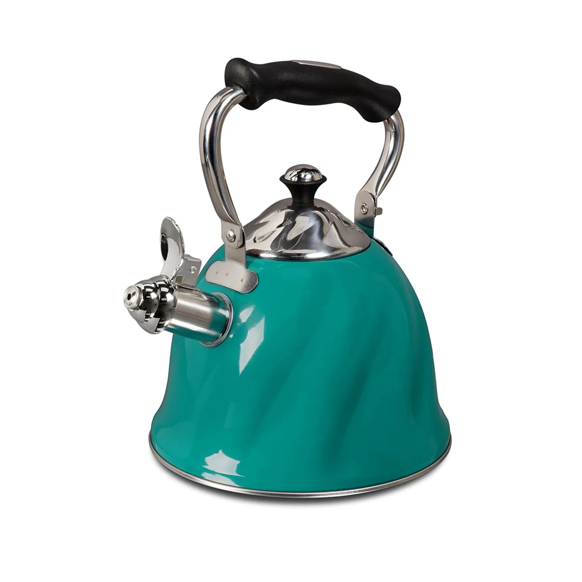 Gibson Mr Coffee 2.3 qt. Stainless Steel Whistling Stovetop Kettle