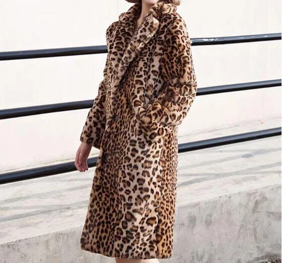 Leopard Print Coat Women's