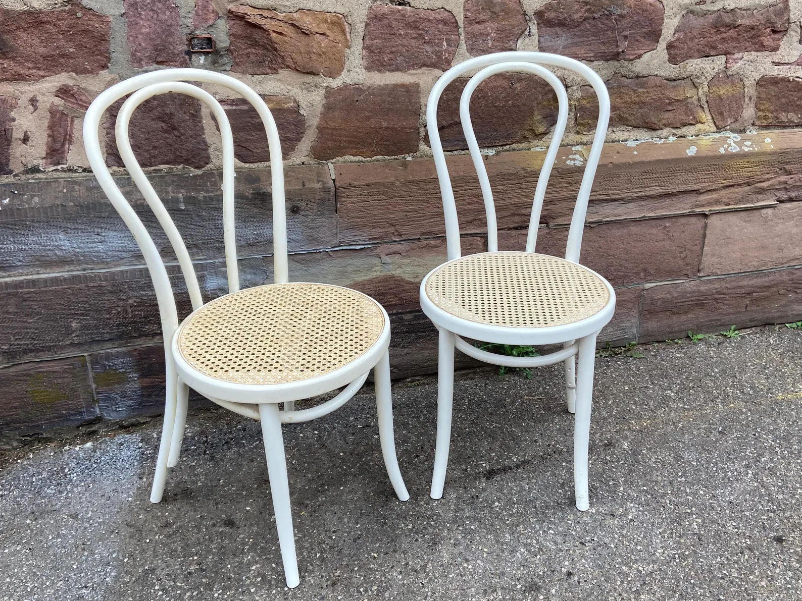 2 Thonet / Fischel Kohn style bistro chairs 