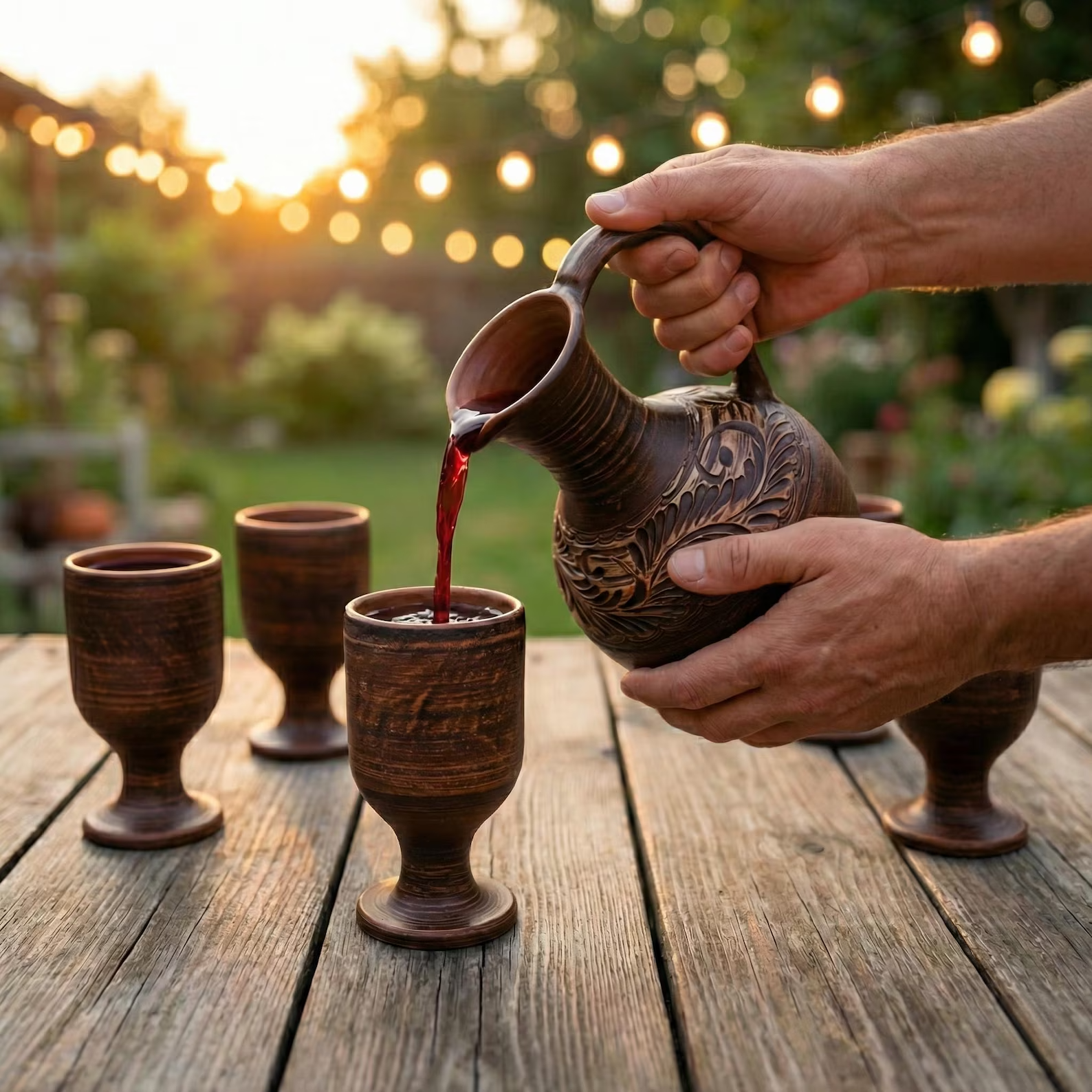 Ceramic Wine Set