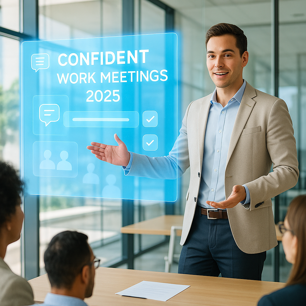 How to Position Yourself with Confidence in Work Meetings