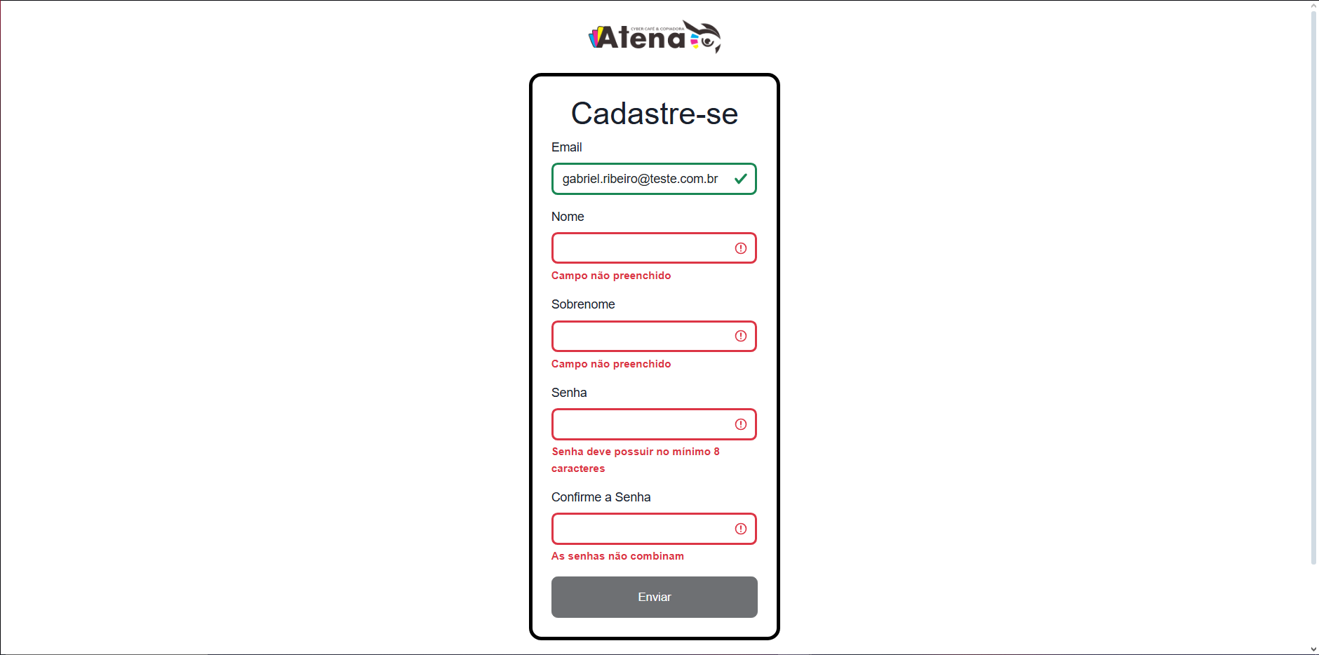 Cadastro