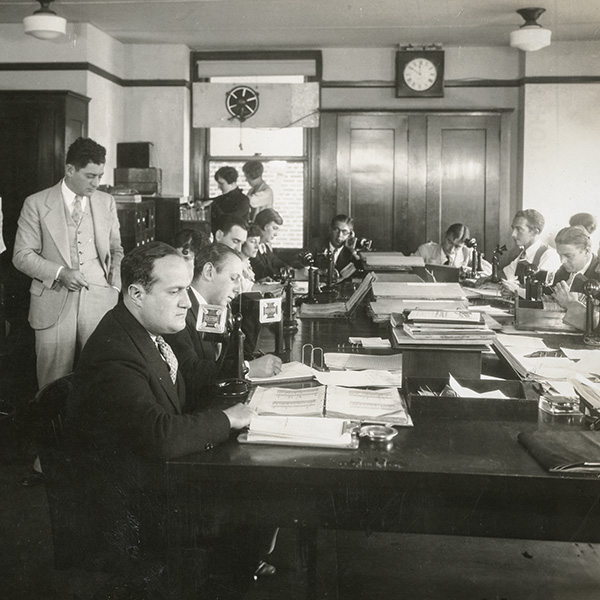 Central Casting office in 1927