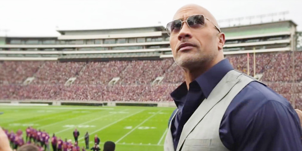 The Rock in HBO's Ballers