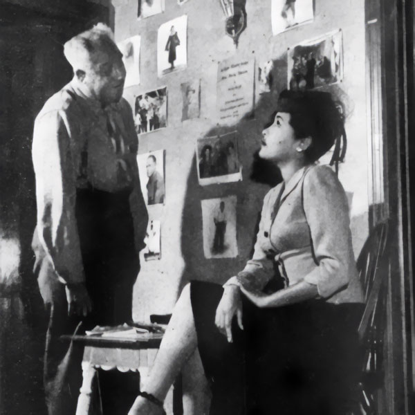 Charles Butler with actress Avenelle Harris at the Central Casting office