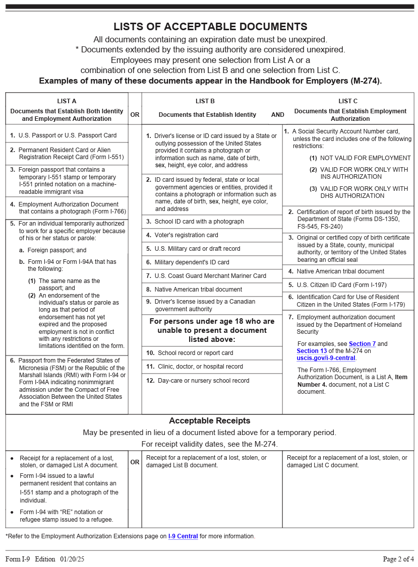 I-9 Acceptable Documents Chart.png