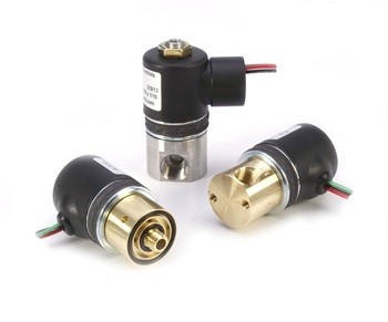 Latching solenoid valves for fluid control.