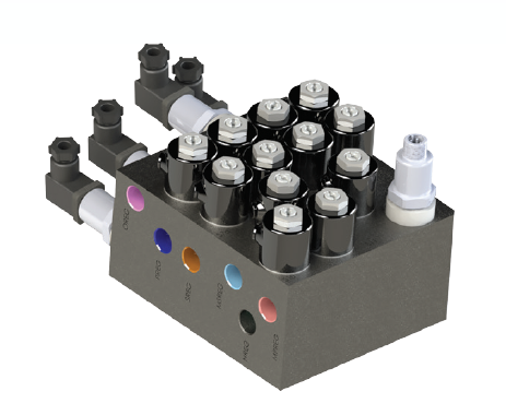 Sensor integration in gas mixing control system.