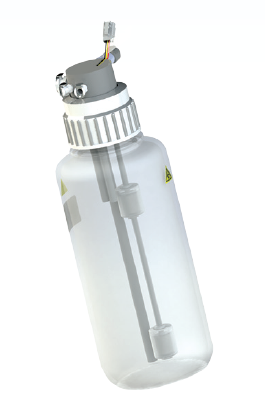 Sensor system for automated waste management monitoring.