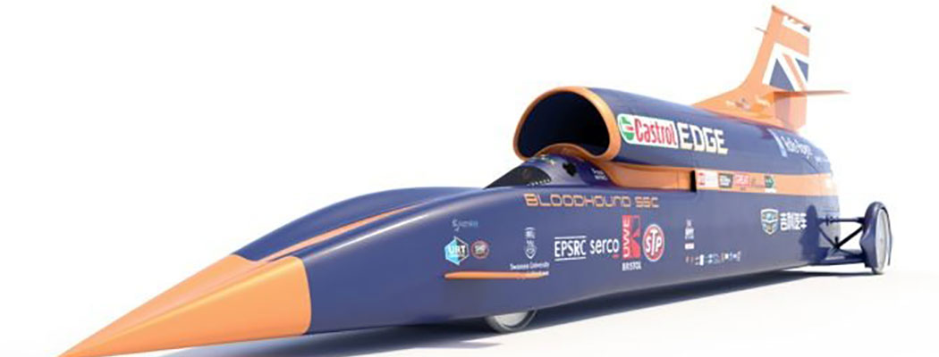 Sensor support in land speed record vehicles.