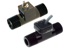 FT-110 turbine flow sensor for low flow rates.