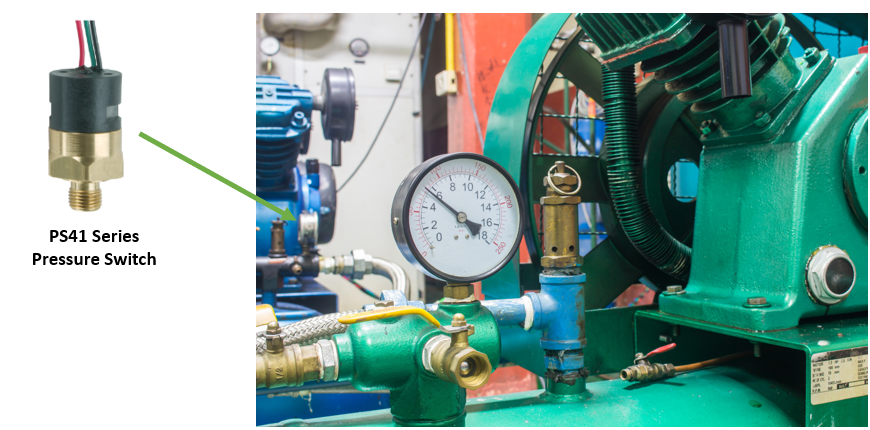 PS41 pressure sensor image for diagnostics.