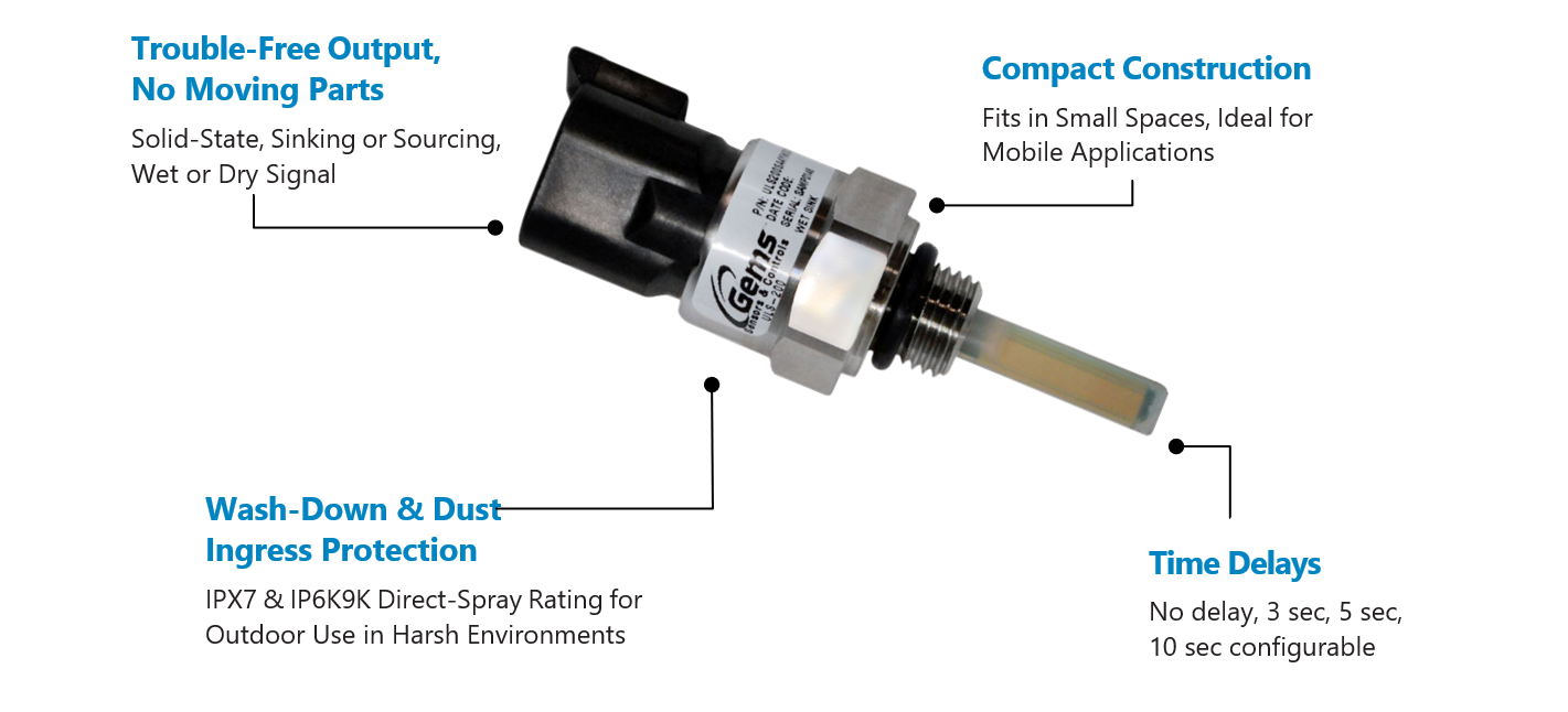 ULS-200 product guide for sensor configuration.