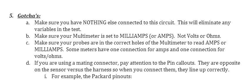 Sensor calibration during Gems 3500 bench testing.
