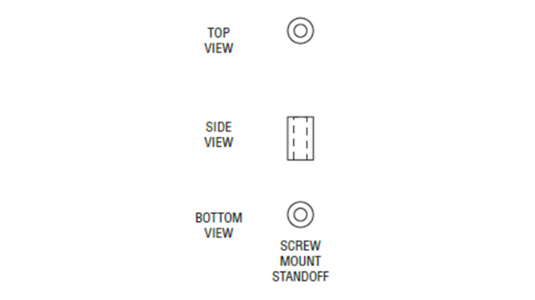 DF standoff sensor layout for OEM applications.