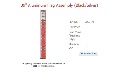 Flag layout for industrial automation.