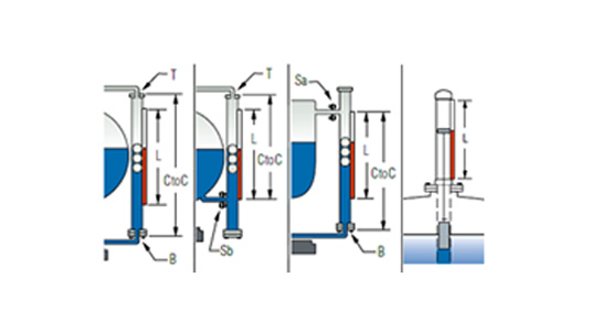 Flag housing for compact sensor installations.