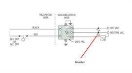 Leakage current sensor image for diagnostics.