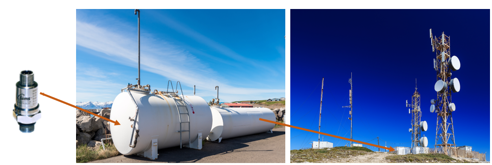 Sensor usage in pump and antenna systems.