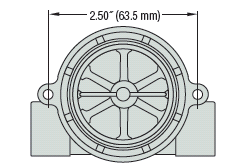 RotorFlow sensor panel mounting guide image.