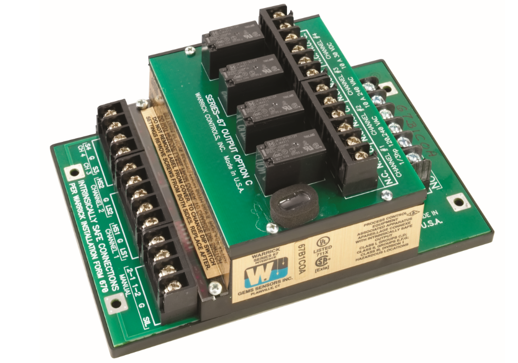 Warrick 67 sensor for fluid level monitoring.