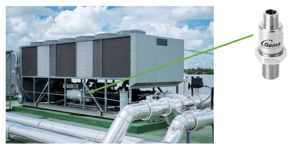 3100 series pressure sensor for HVAC systems.