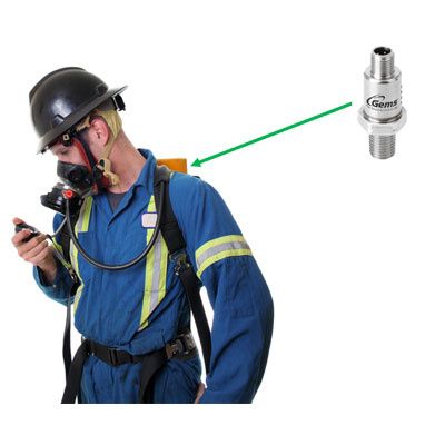 Sensor usage in breathing apparatus systems.