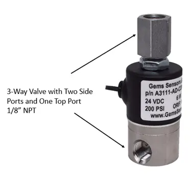 3-way valve ports diagram