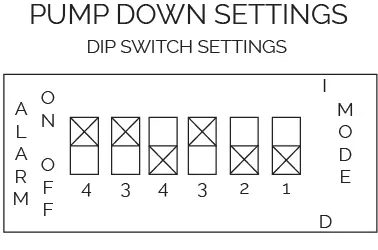 simplex pump down dip switch diagram