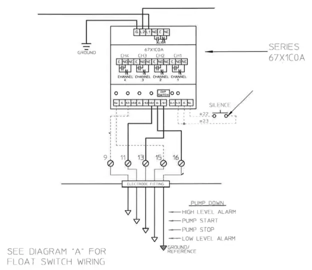 simplex pump down wiring diagram