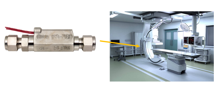 Sensor usage in x-ray machine systems.